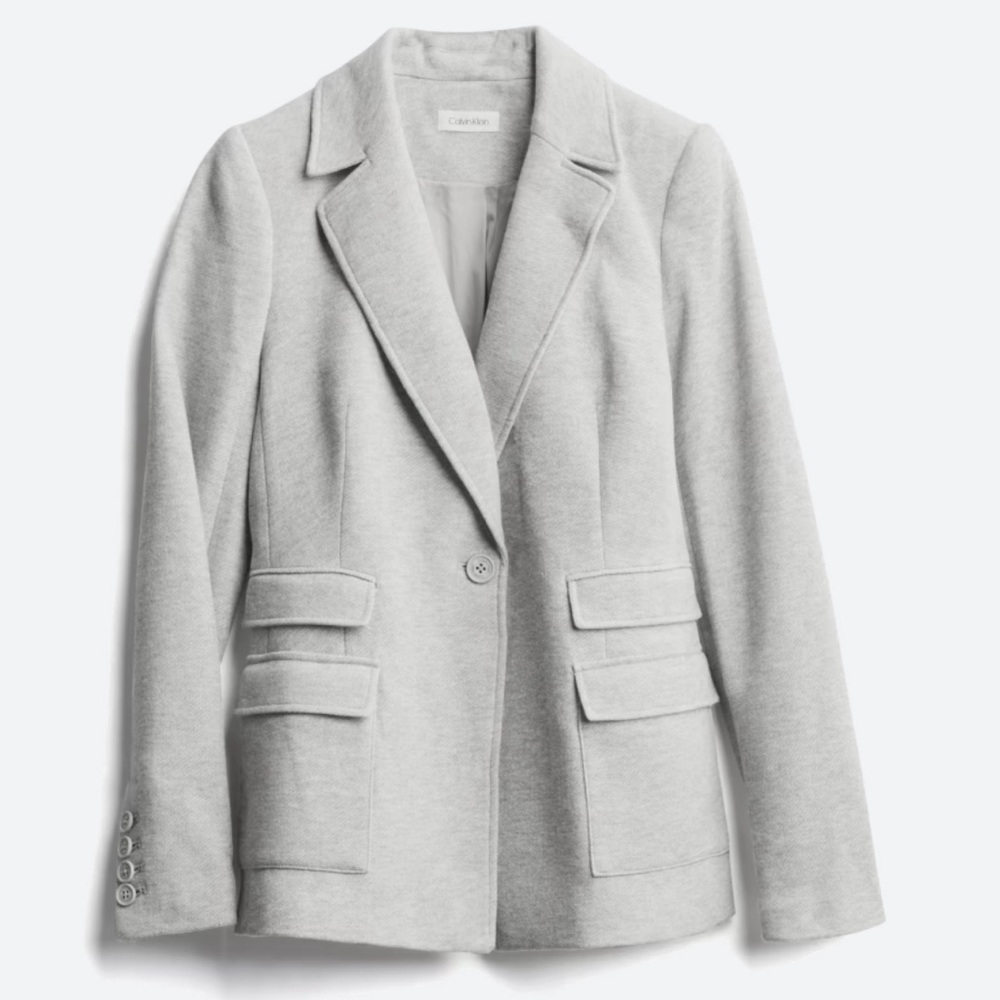 Calvin Klein | Cyd Double Pocket Knit Blazer